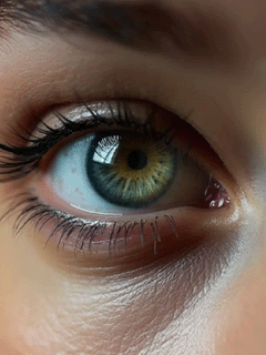 Green eyes